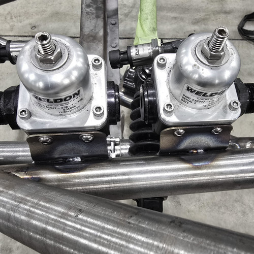 Fuel Regulator Mount, Titanium QM-411623-T | Quarter-Max