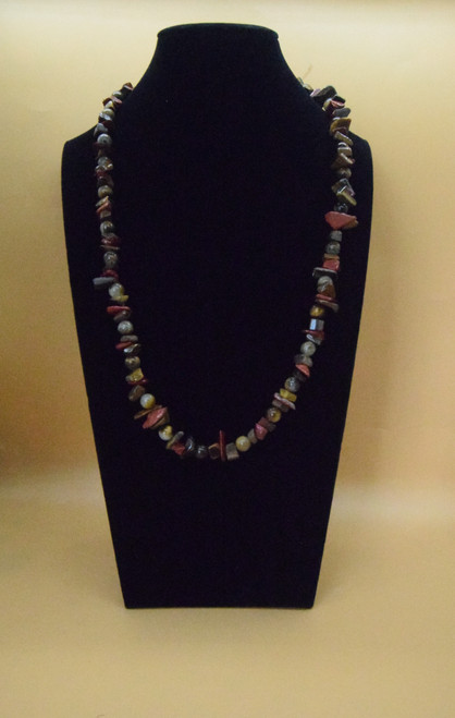 Jasper & Tigerskin Handmade Necklace