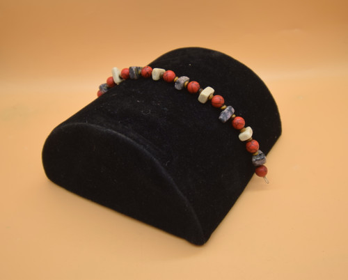 Howlite & Tiger Eye Handmade Bracelet