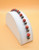 Red Turquoise, Hematite & Crystal bracelet