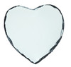 6" x 6" Heart Sublimation  Slate Stone Panel