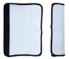White Neoprene Sublimation Seat Belt Cover - Pack of 2