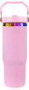 30oz Rainbow Plated Flip Top with Hang Handle Tumbler - 6 Colors Available
