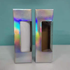 20oz Straight Tumbler Holographic Gift Box with Clear Front/Side