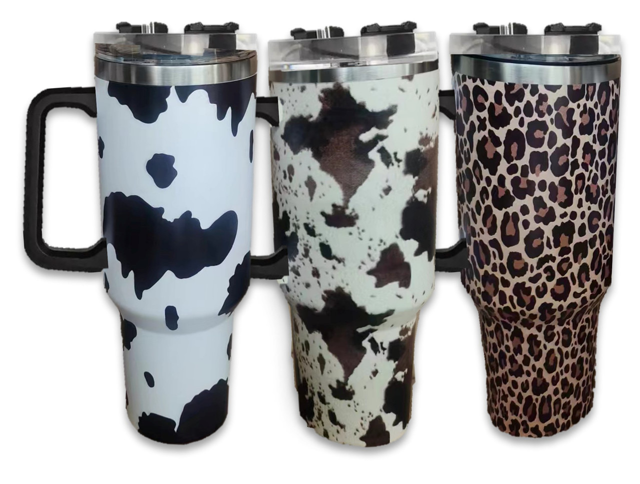 40oz Powder Coat V1 Tumbler with Handle