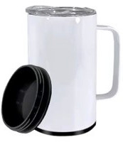 14oz Glossy Sublimation Tumbler with Slide Lid & Colored