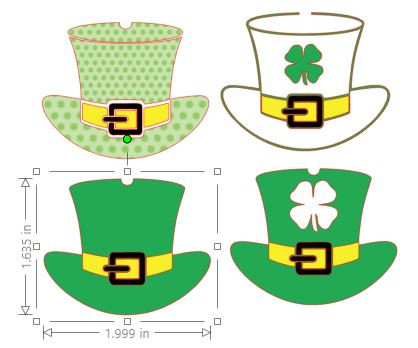 Leprechaun Hat with Hole Mold - Small