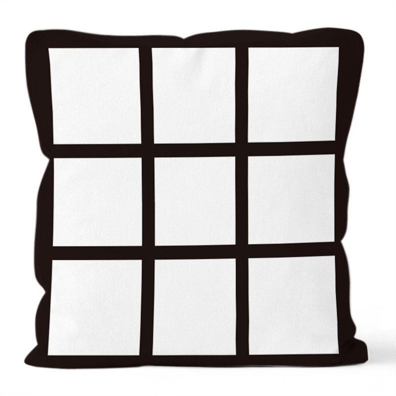 9 Panel 15 X 15 Sublimation Pillow Cover 9 panel 15 x 15 sublimation pillow cover