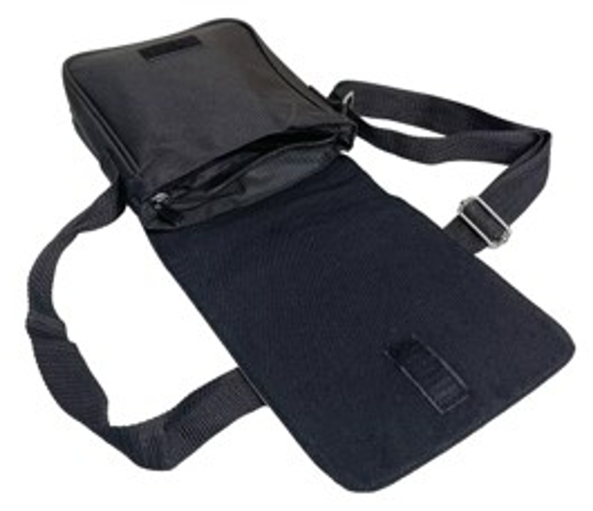 Black Sublimation Messenger Bag with Shoulder Strap Medium