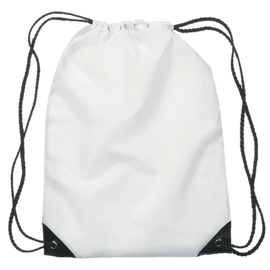 Large White Sublimation Cinch Sack