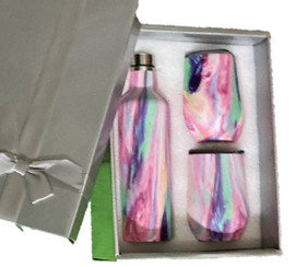 Wine Gift Set - Pink Marble