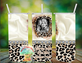Dolly Storms Make Trees Take Deeper Root Straight Tumbler Wrap Design ONLY. THIS IS A DIGITAL PRODUCT ONLY.  NO FILE SHARING, FOR PERSONAL USE ONLY.