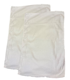16" x 24" Sublimation White Microfiber Towel - Set of 2