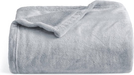 50" x 60" Sublimation Light Grey Plush Blanket