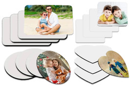 4 Pack - Sublimation Magnet Shapes - 8 Styles Available