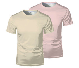 Adult Unisex Sublimation Short Sleeve  Solid T-Shirt - 2 Colors Available
