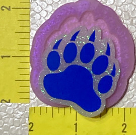 5 Claw Paw No Hole Mold - Small