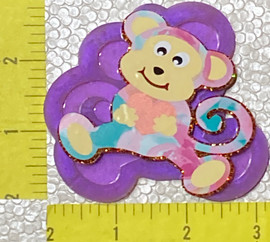 Sitting Monkey No Hole Mold - Medium