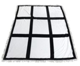 9 Panel Woven 50" x 60" Sublimation Blanket