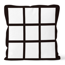 9 Panel 15" x 15" Sublimation Pillow Cover