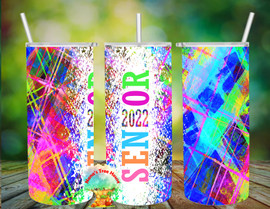 Lazer Tag SENIOR 2022 Tumbler Wrap DESIGN ONLY