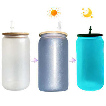 13oz/400ml Sublimation Blanks Glass Can Tumbler with Bamboo Lid Gradient  Light Blue - BestSub - Sublimation Blanks,Sublimation Mugs,Heat  Press,LaserBox,Engraving Blanks,UV&DTF Printing