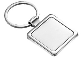 Sublimation Heart Key with Heart Insert with Key Ring