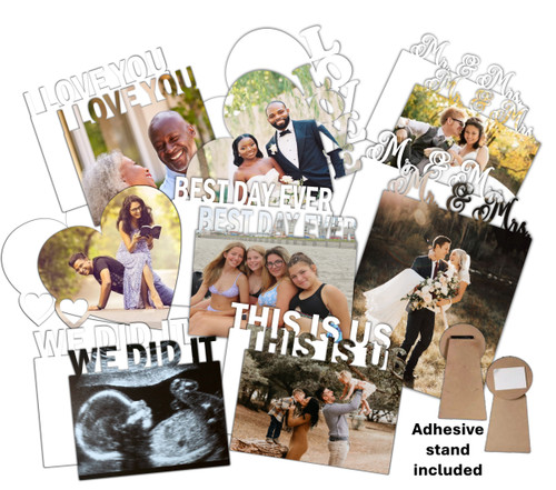 Sublimation Photo Panel LOVE Series - 8 Styles Available