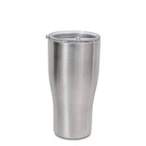 30oz Modern Curve Stainless Steel with Slide Lid Tumbler