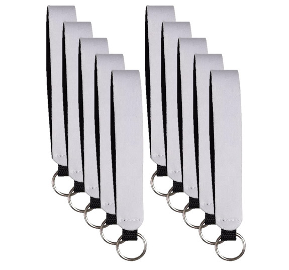 10 Pack Sublimation Keychain Blanks Metal Keychain Blanks 