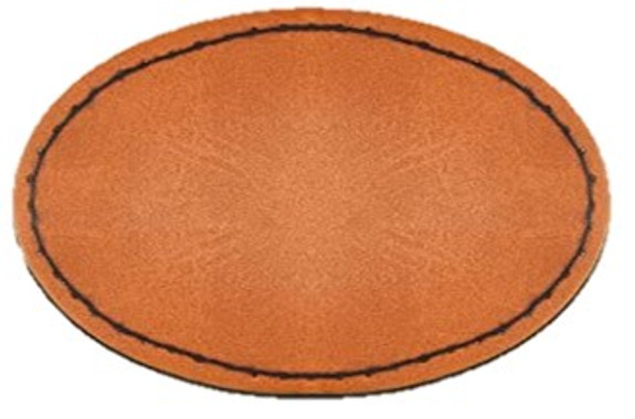 3in Blank Leatherette Round Patches w/ Adhesive Backing – Bunkers