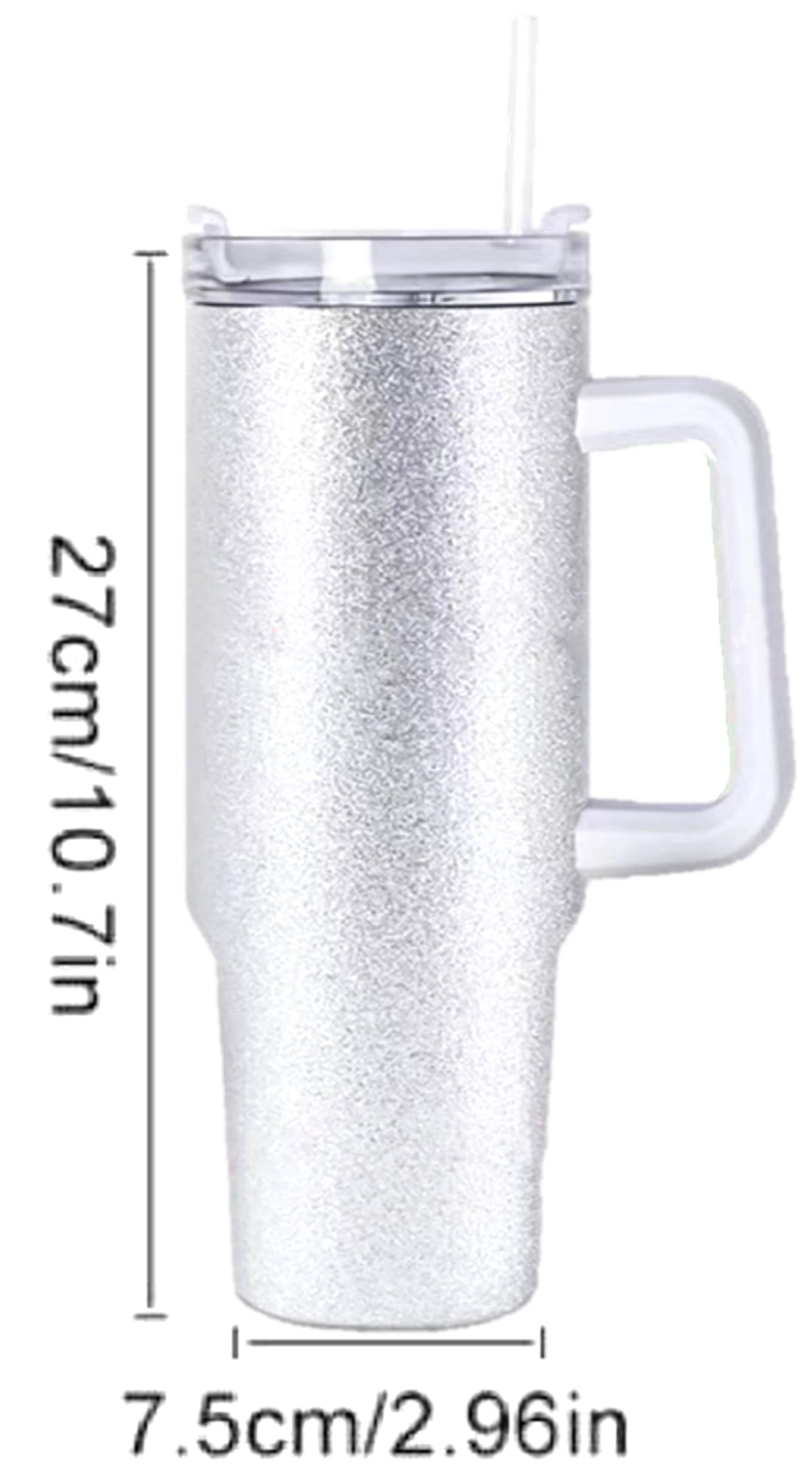 Glitter Ombre Dupe Tumbler, 40oz Tumbler With Handle, 40oz Glitter