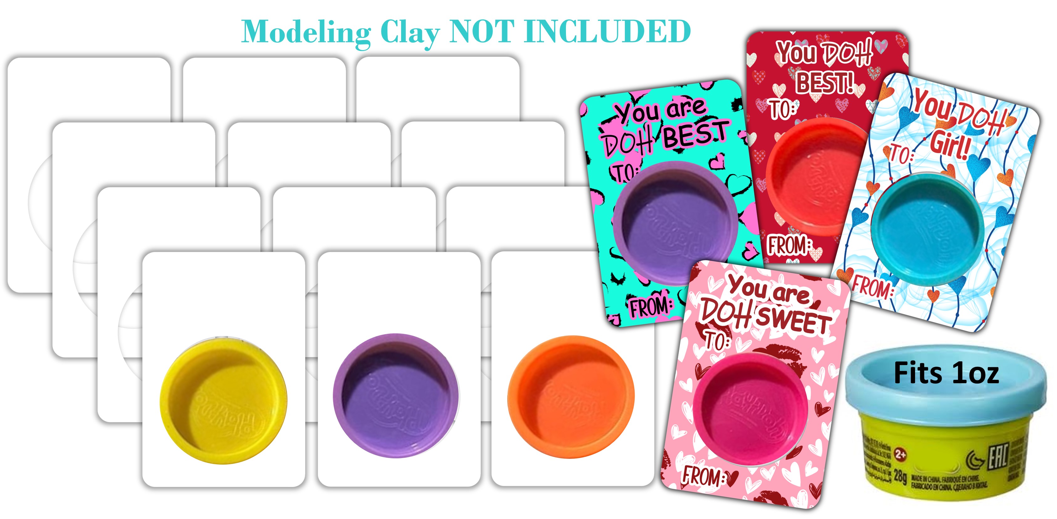 Play-Doh Bulk Handout 42 Pack of 1-Ounce Modeling Compound, Valentine's Day  Gifts, Party Favors, Ages 2 and Up ( Exclusive)