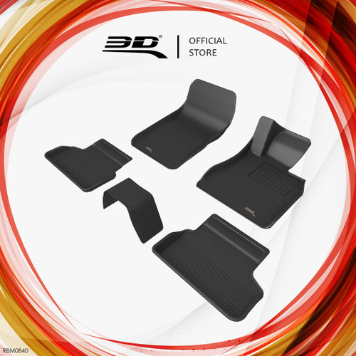 All-Weather Floor Liner for BMW 5 Series (G30) 2017-2023, Kagu Series (1st & 2nd Row)