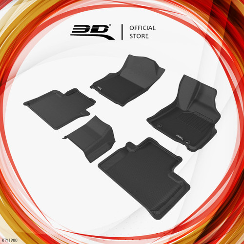 3D MAXpider KAGU Floor Liner for TOYOTA HILUX 2 Doors