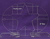 1/4" Quilting Template Star 5"