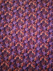 Quilted Fabric Blank Natural Beauties Purple Leaves, 1-1/2 yards