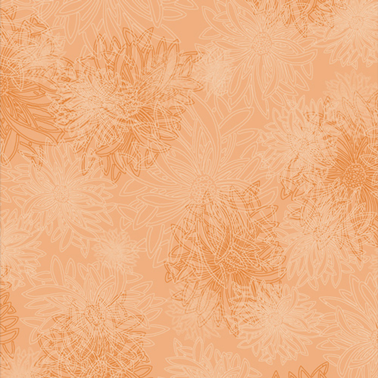 AGF Fabric Floral Sunset, By-the-yard., By-the-yard.