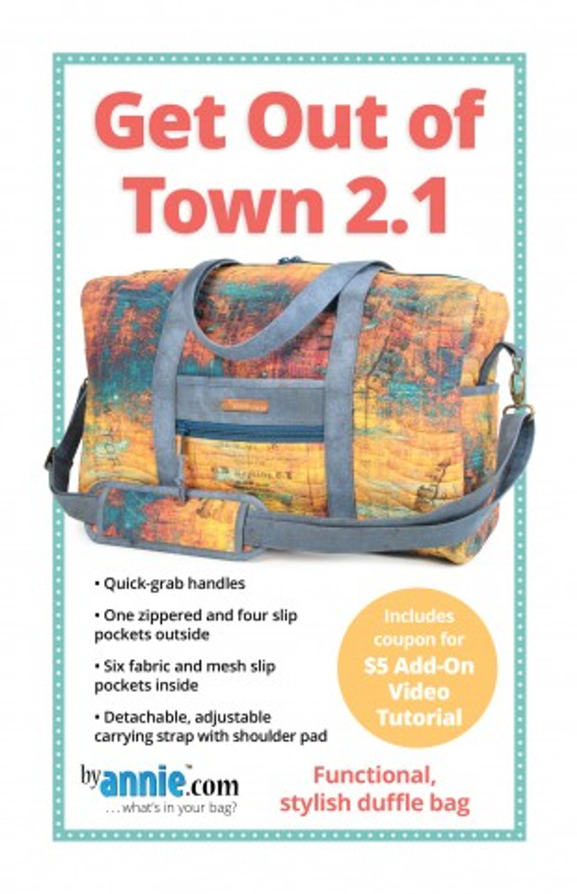 Get Out Of Town Bag Pattern