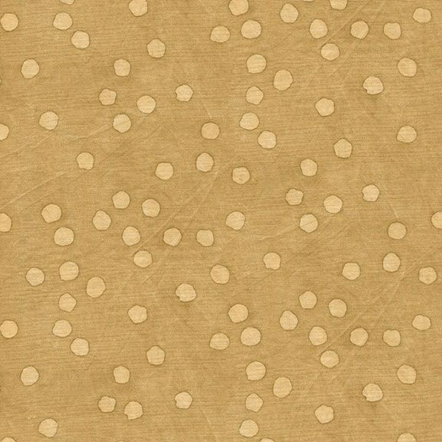 Marcus Fabrics, Dapple Dots Aged Muslin, Gold. By The Yard - Teryl
