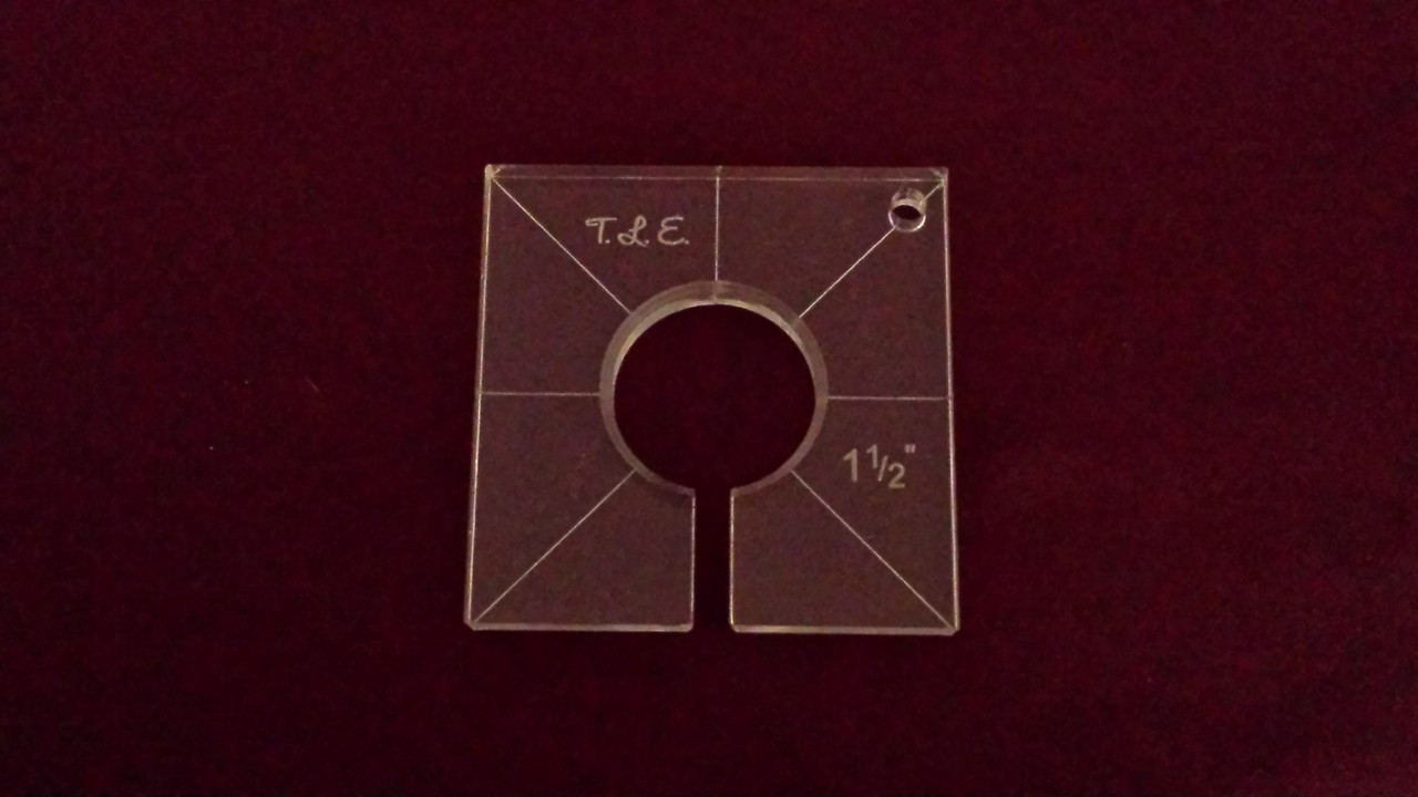 Inside Circle Template, 1-1/2 inch diameter