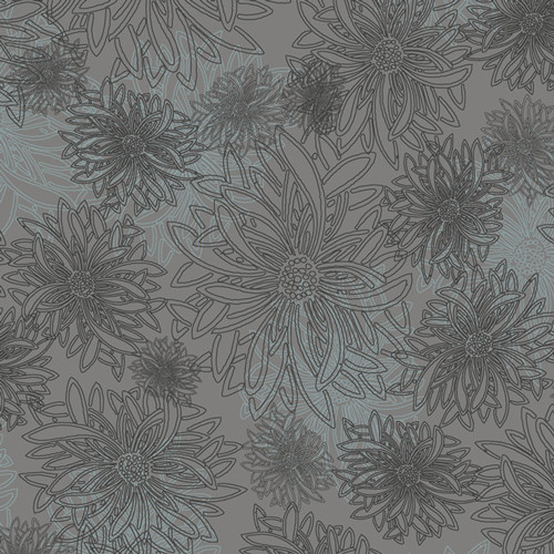 AGF Fabric Floral Elements Stormy Sea, By-the-yard.