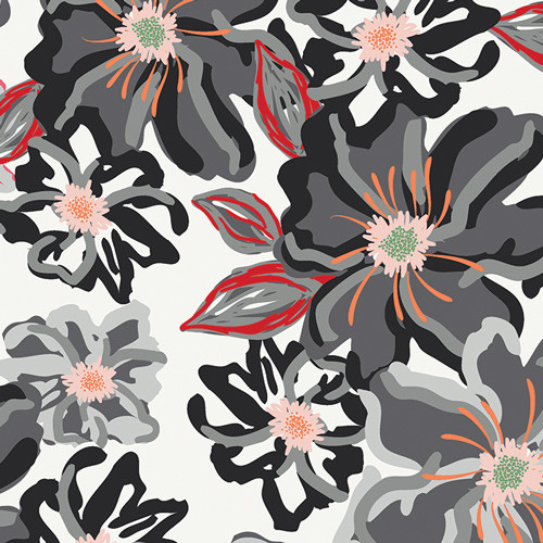 AGF Fabric Fusion Silkroad Lrg Floral, By-the-yard.