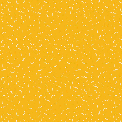 AGF Fabric Thingamajigs Bright Yellow, By-the-yard.