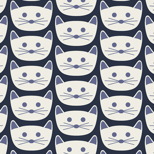 AGF Fabric Fushion Art Cats, By-the-yard.