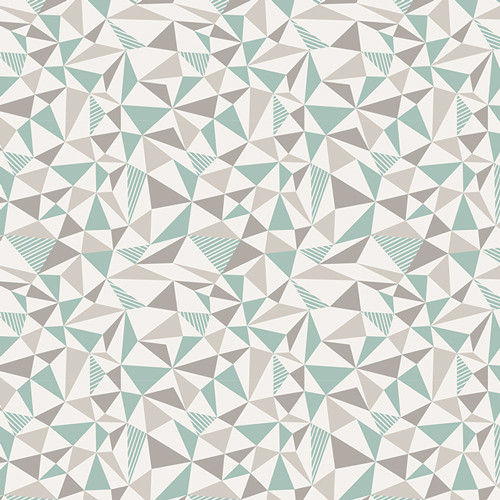 AGF Fabric Littlest, Soft Triangles, By-the-yard.