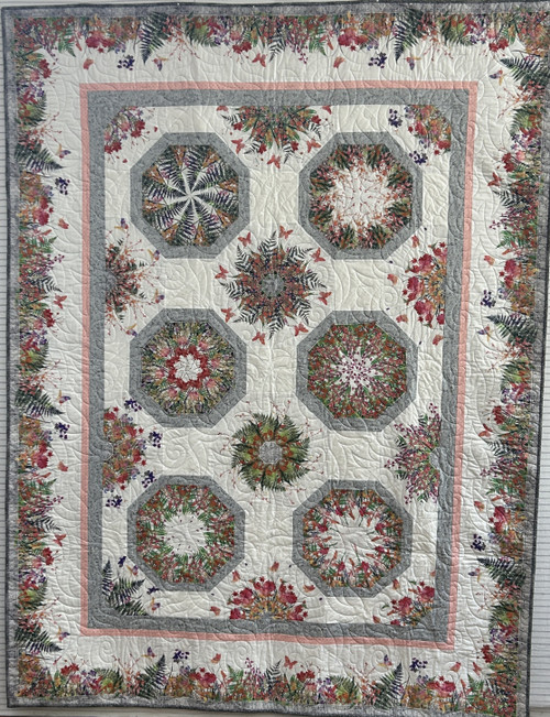 Kaleidoscope Flower Garden Quilt