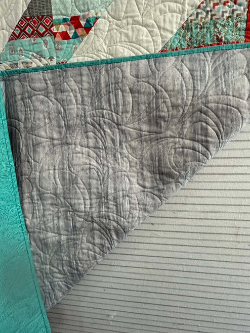 Slanted Abstract Quilt