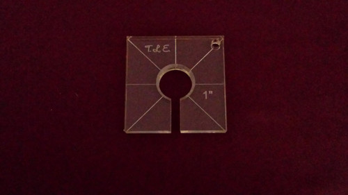 Inside Circle Template, 1 inch diameter