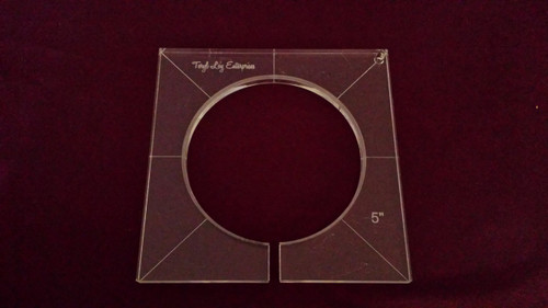 Inside Circle Template, 5 inch diameter